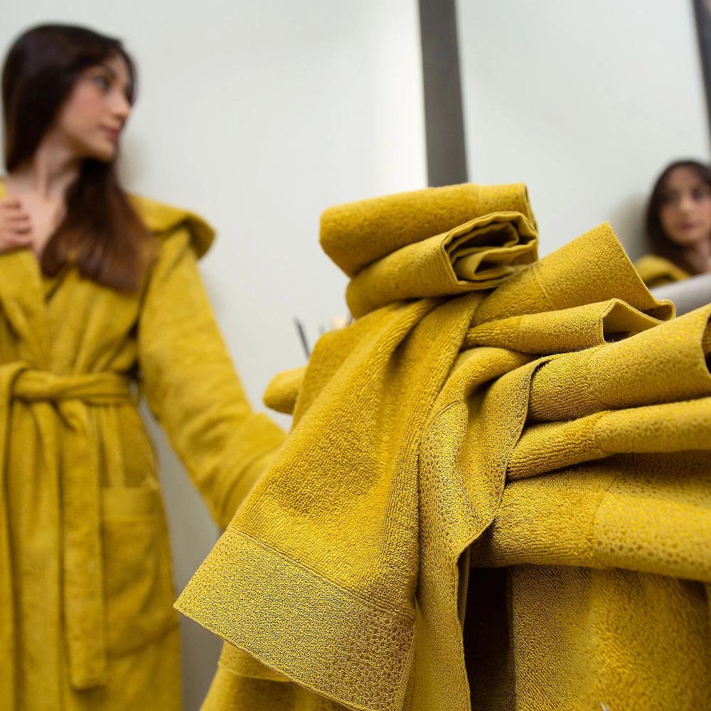 QVC Ferò Set 7 Spugne Rugiada 100% Cotone Low Twist Bordo Jacquard