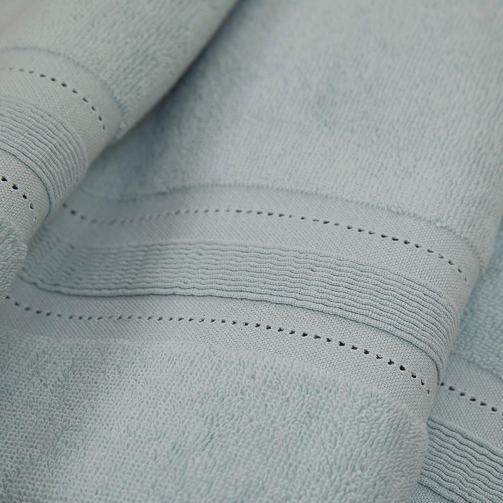 QVC Ferò Telo Bagno Platinum 100x150cm Cotone 500g/mq Bordo Ajour