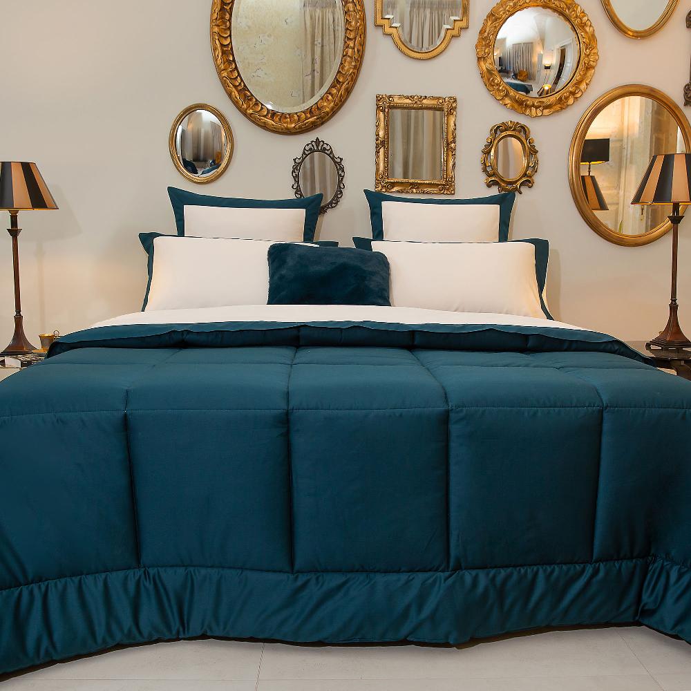 QVC Ferò Trapunta Elisir In Raso Di Cotone Con Imbottitura 300 G/mq