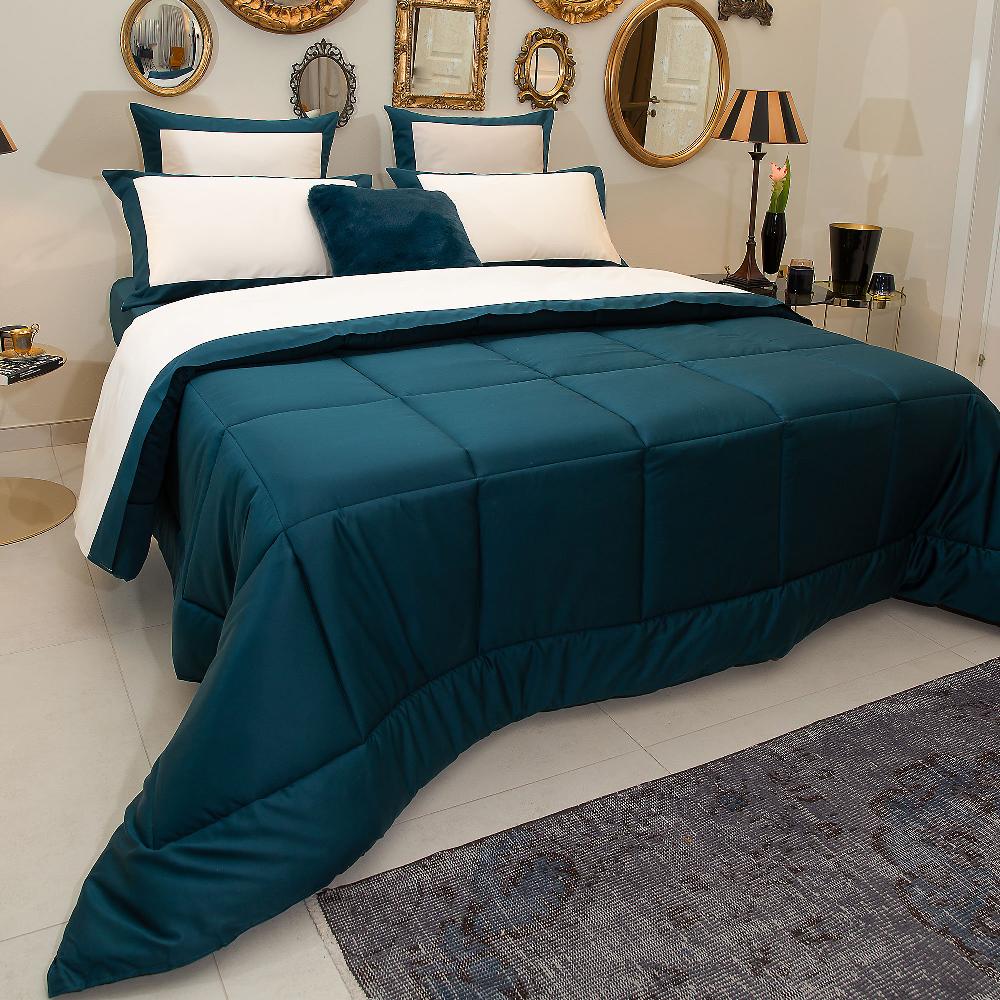 QVC Ferò Trapunta Elisir in raso di cotone con imbottitura 300 g/mq