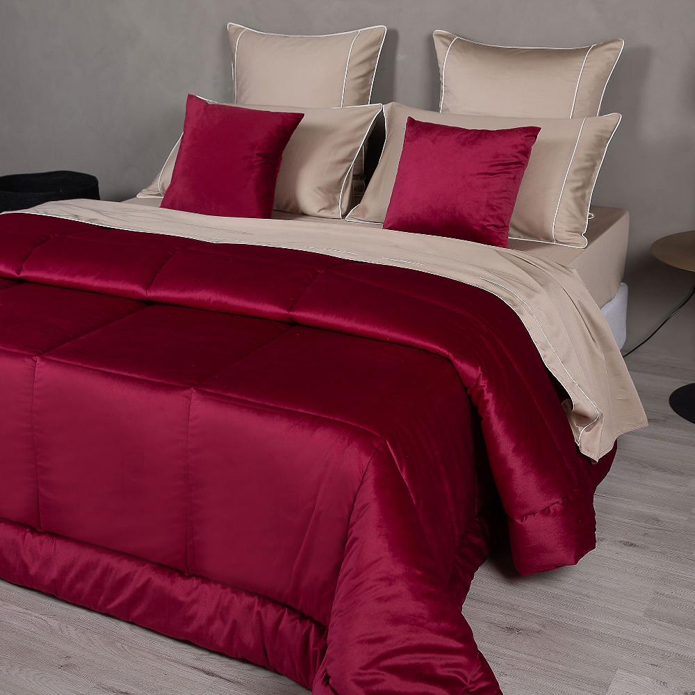 QVC Ferò Trapunta matrimoniale Majesty in velluto 300 g/mq