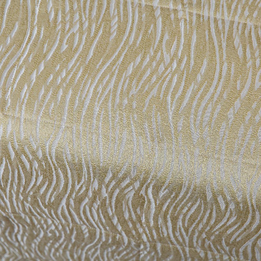 QVC Ferò Trapuntino Ariel 100g/mq Tessuto Jacquard Disegno A Onde Tinto Filo