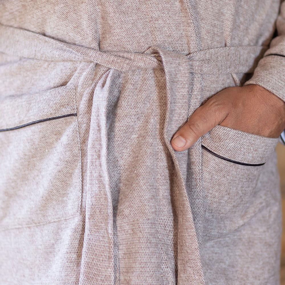 QVC Ferò Vestaglia Vanity Uomo In Maglia Con Cashmere