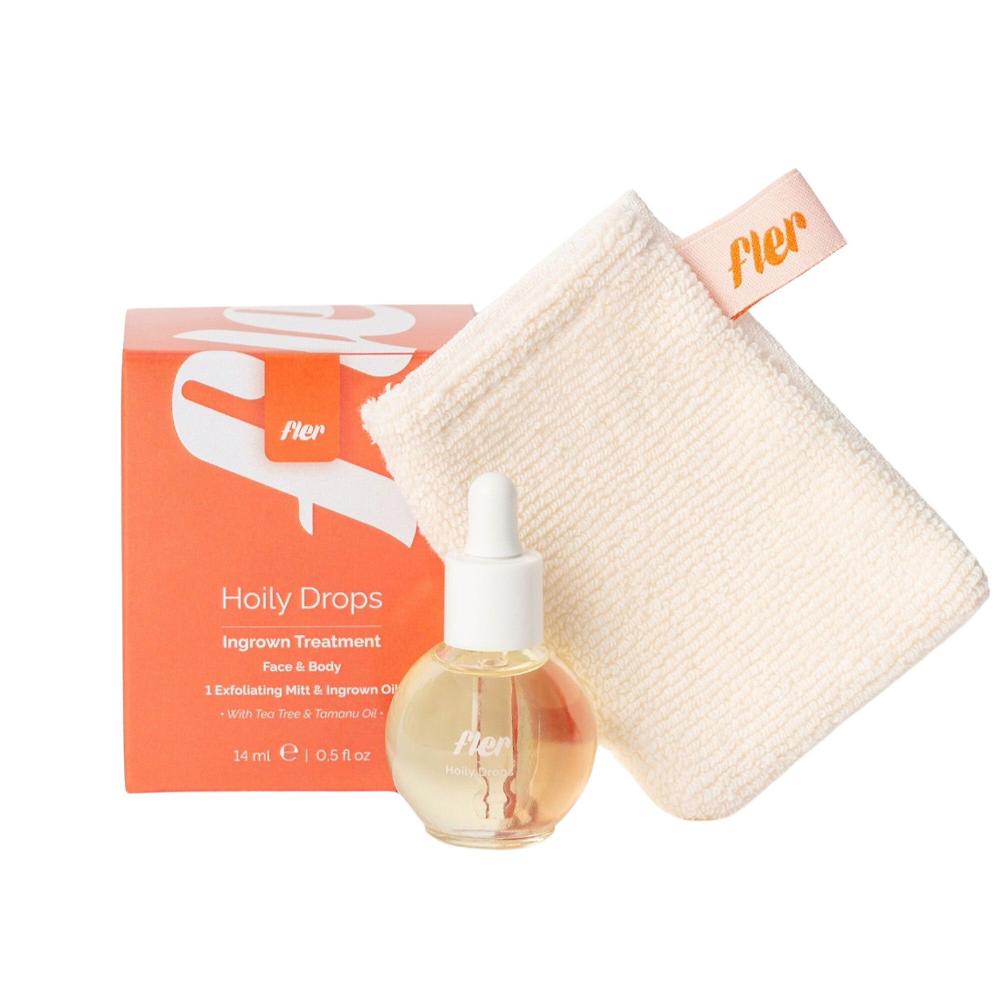 QVC Fler Gocce e guanto esfoliante per peli incarniti