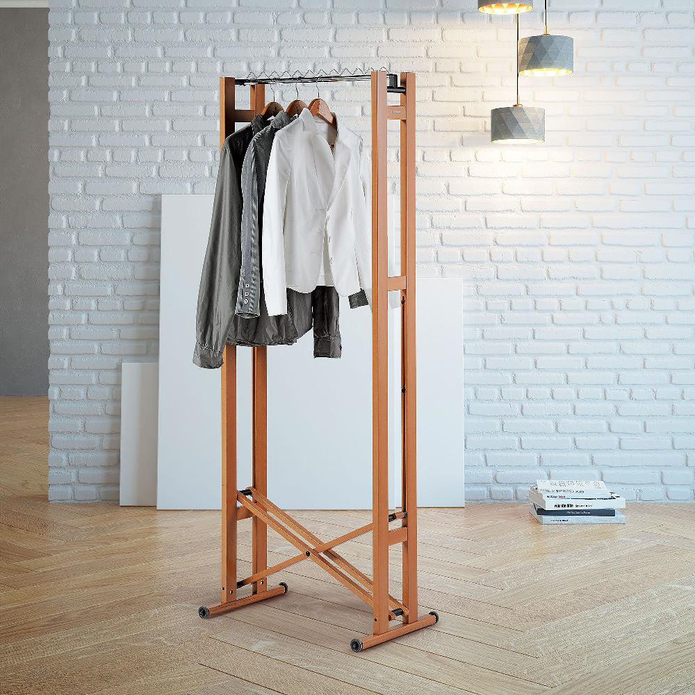 QVC Foppapedretti Appendiabiti SNAKE pieghevole in legno con ruote antigraffio