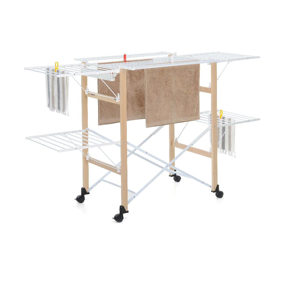 QVC Foppapedretti Gulliver stendibiancheria in legno con 30 mollette