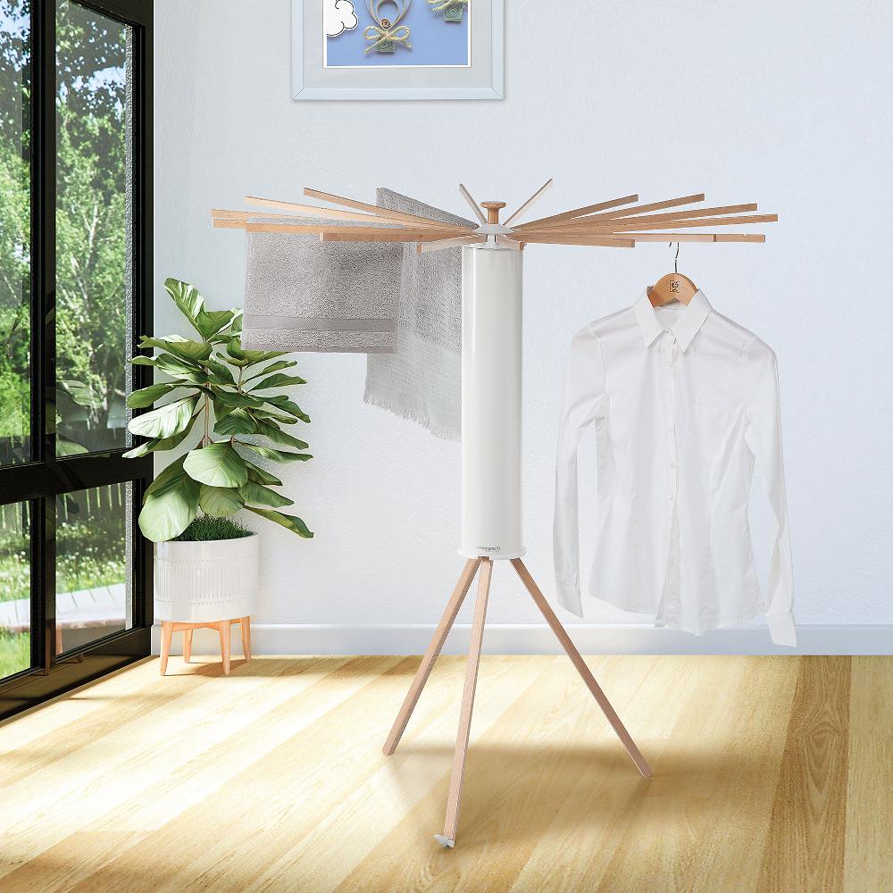 QVC Foppapedretti Stendibiancheria Octopus in legno di faggio e PVC