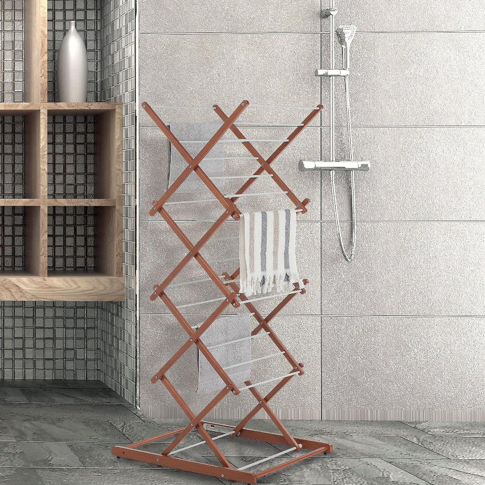 QVC Foppapedretti Stendibiancheria Stendipiù Salvaspazio In Legno 2 Altezze