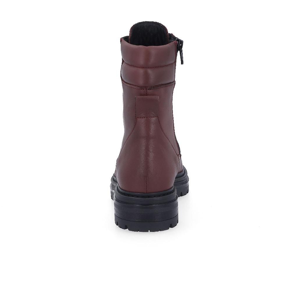QVC Galieti Anfibi Stringati In Pelle Con Zip E Tacco 4cm