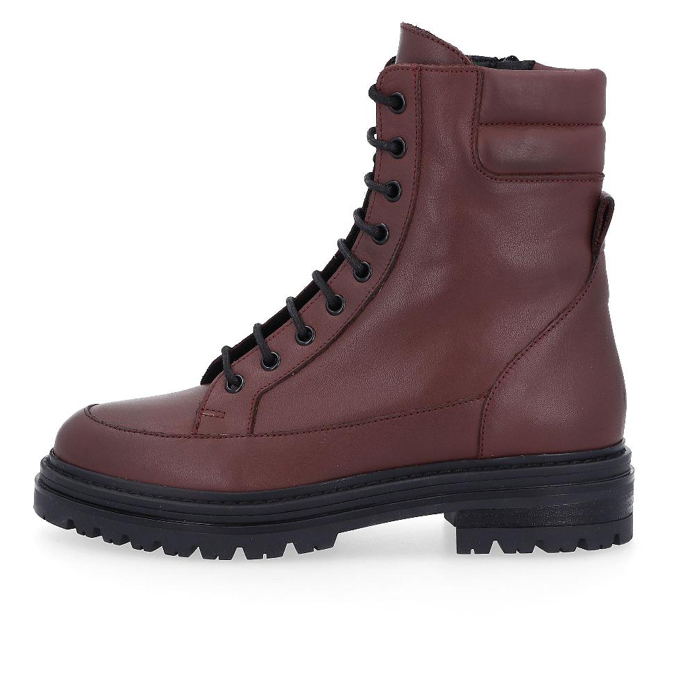 QVC Galieti Anfibi Stringati In Pelle Con Zip E Tacco 4cm