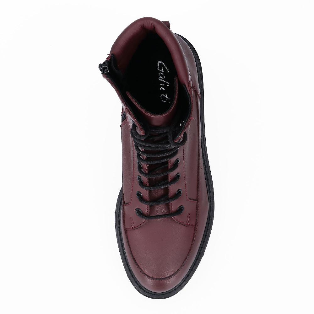 QVC Galieti Anfibi Stringati In Pelle Con Zip E Tacco 4cm