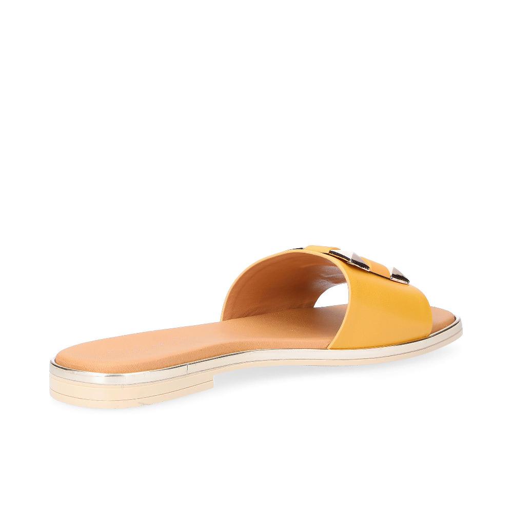 QVC Galieti Ciabattine In Pelle Con Fascia Frontale Decorata