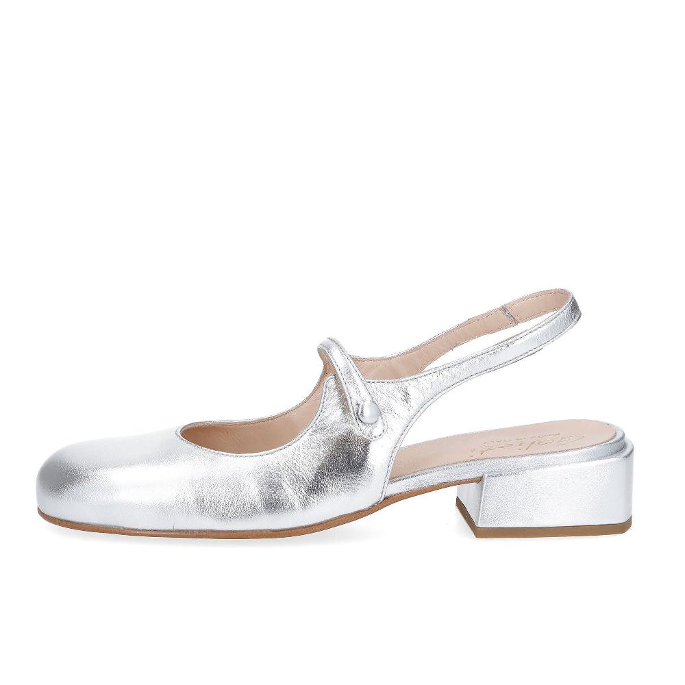 QVC Galieti Mary Jane In Pelle Laminata Con Tacco 3 5 Cm