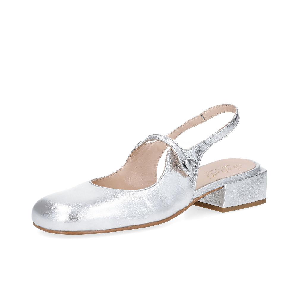 QVC Galieti Mary jane in pelle laminata con tacco 3 5 cm