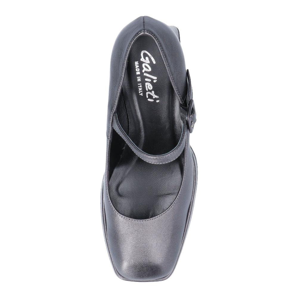 QVC Galieti Mary Jane In Pelle Laminata Con Tacco 9 Cm