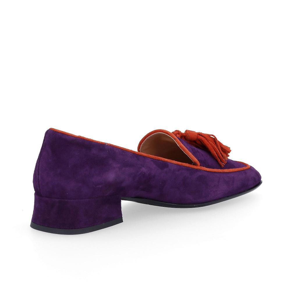 QVC Galieti Mocassini In Pelle Scamosciata Con Nappine