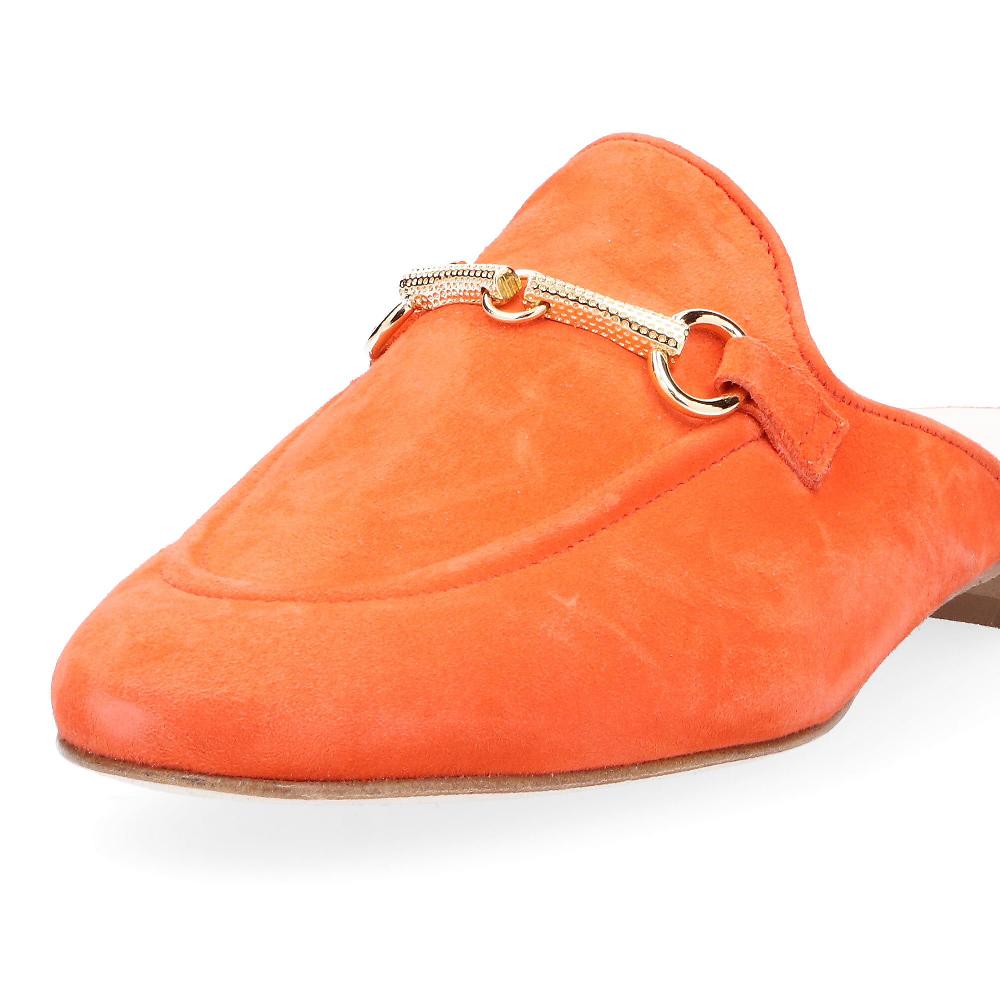 QVC Galieti Mocassini Scalzati In Pelle Scamosciata Con Morsetto