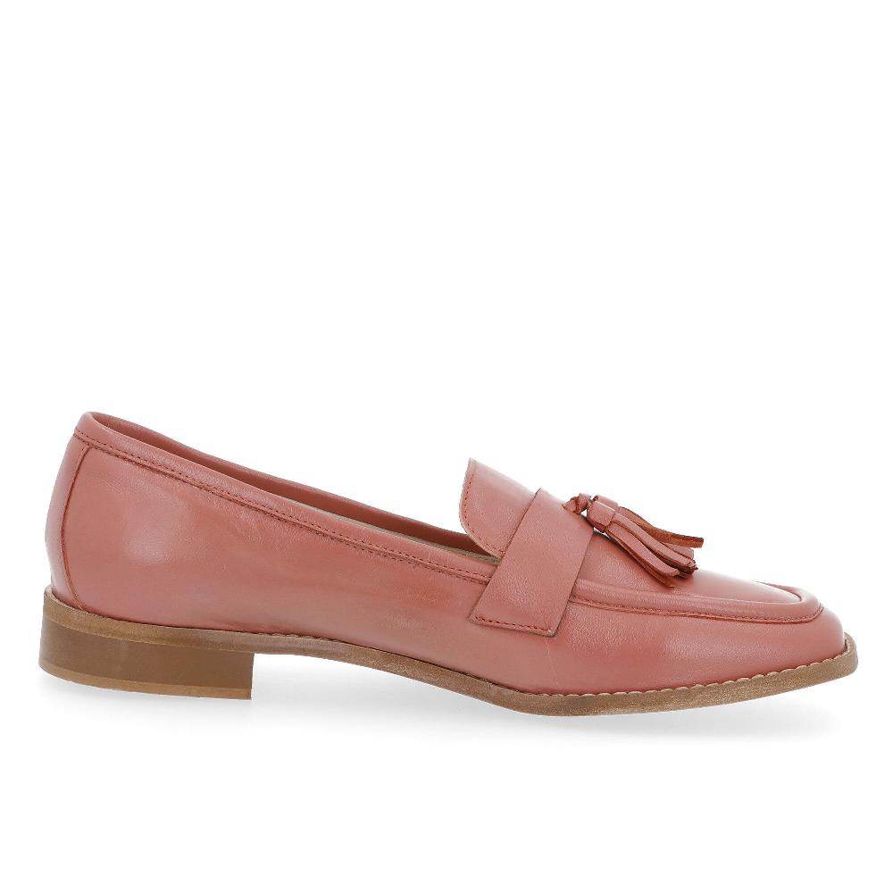 QVC Galieti Mocassino In Pelle Motivo Nappine Tacco 3 Cm Made In Italy