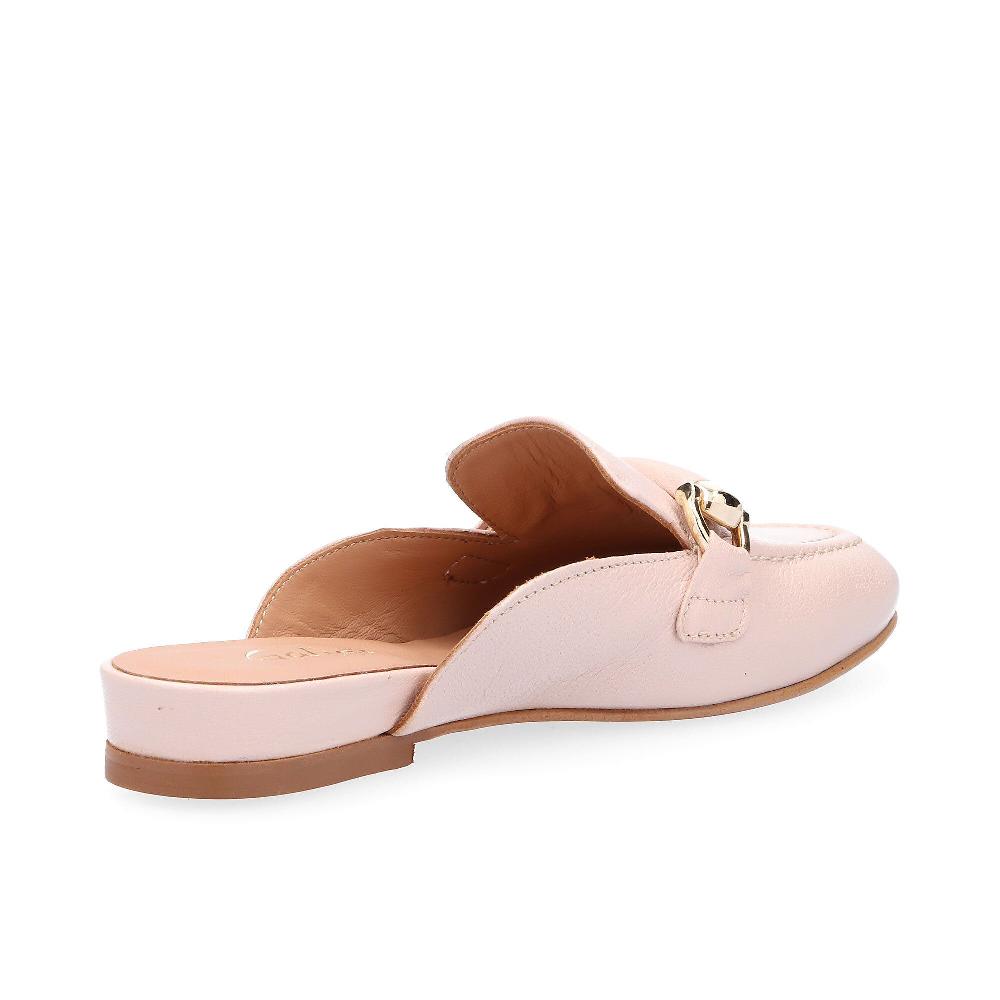 QVC Galieti Sabot In Pelle Con Fascetta Decorativa E Tacco 1 5 Cm