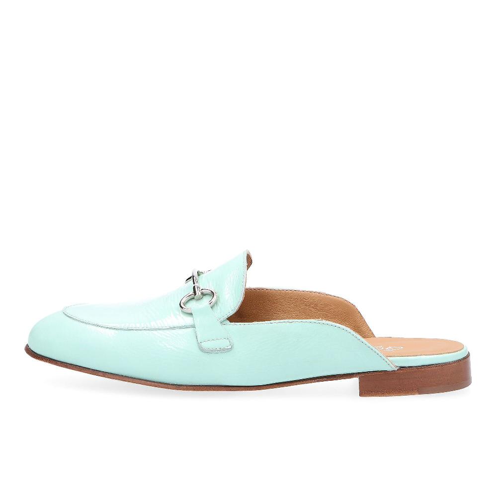 QVC Galieti Sabot Stile Mocassino Con Accessorio Metallico