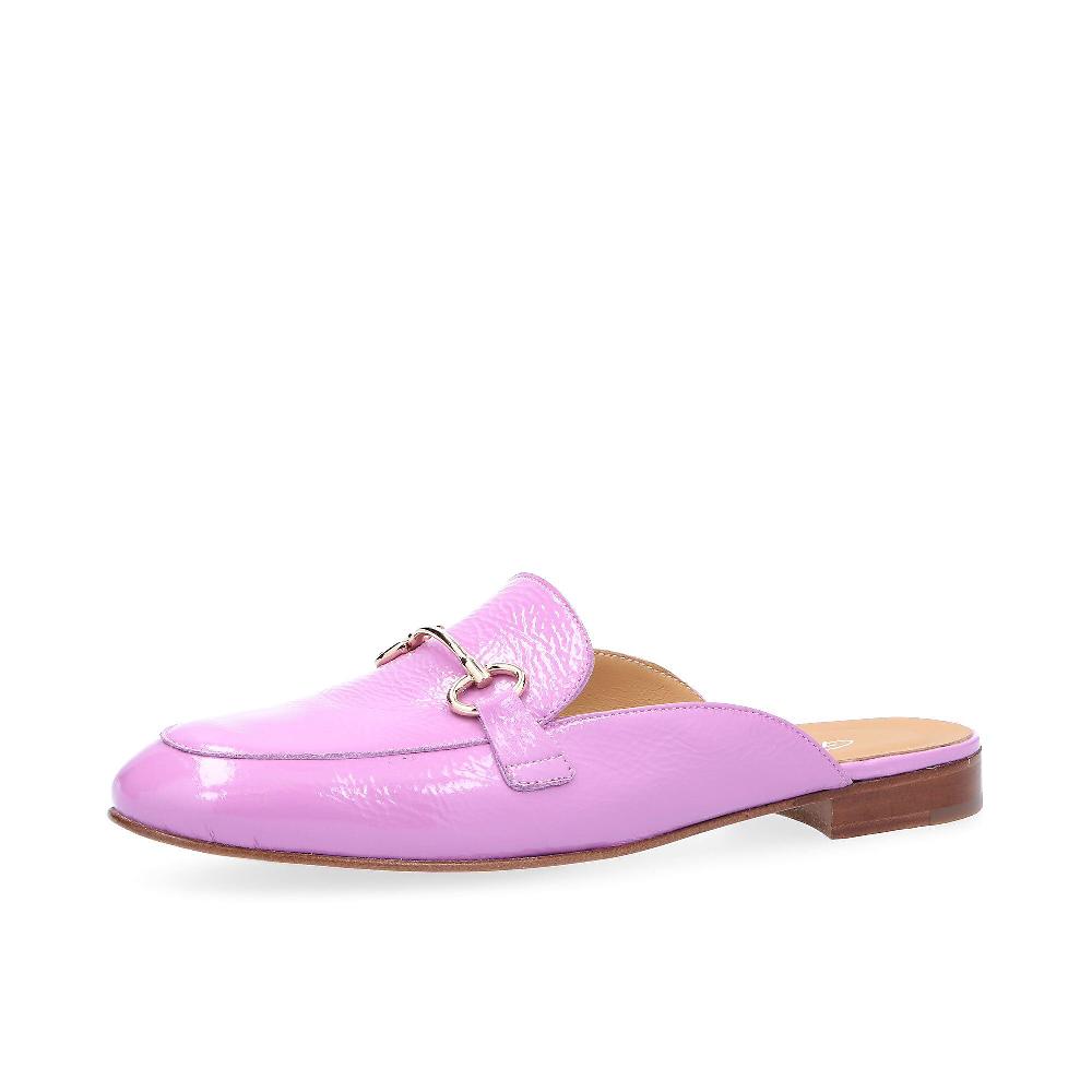 QVC Galieti Sabot stile mocassino con accessorio metallico