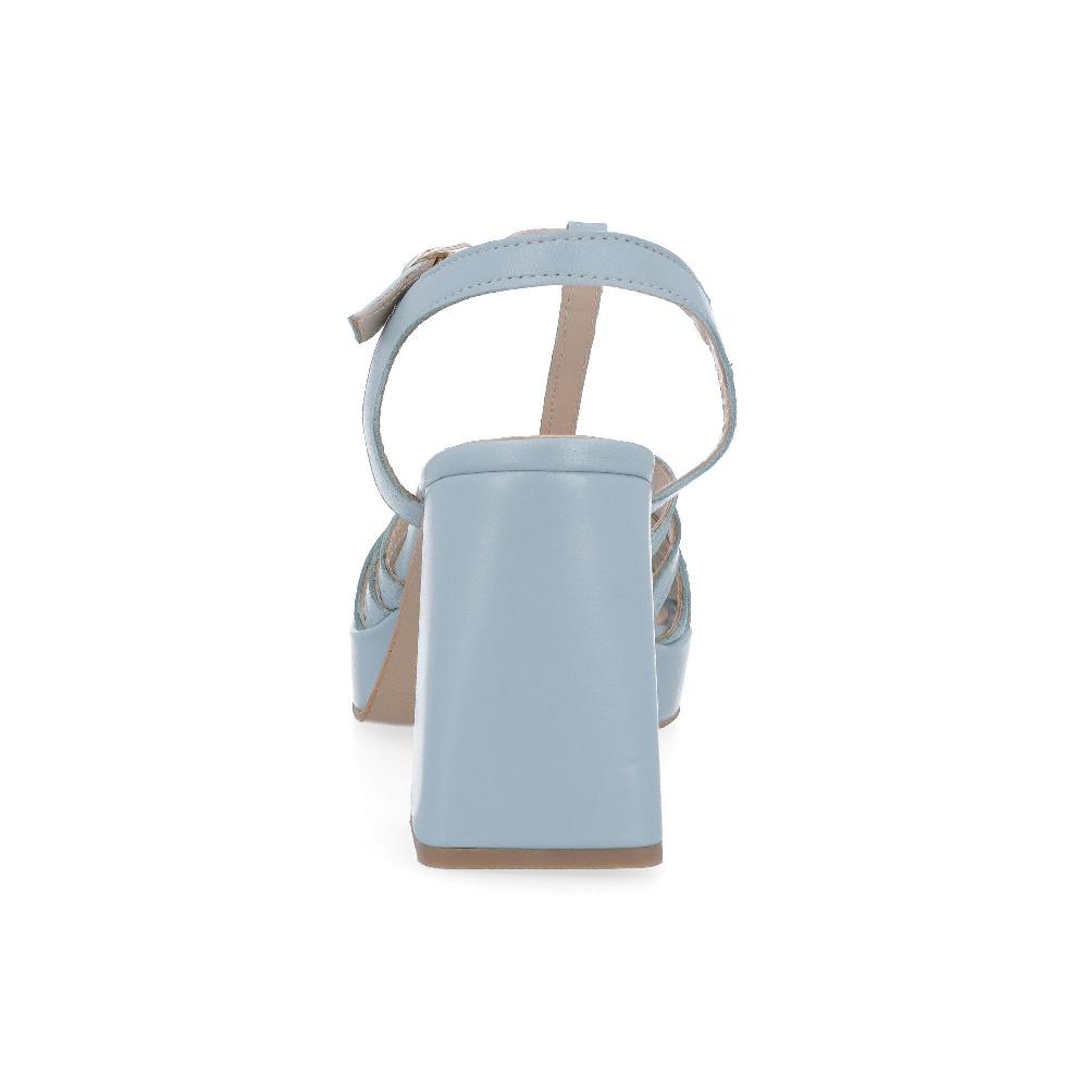 QVC Galieti Sandali A T In Pelle Con Tacco 9 Cm E Fascette