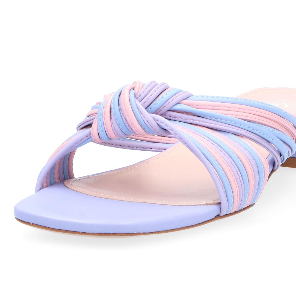 QVC Galieti Sandali Design Ciabatta Con Fasce Bicolore