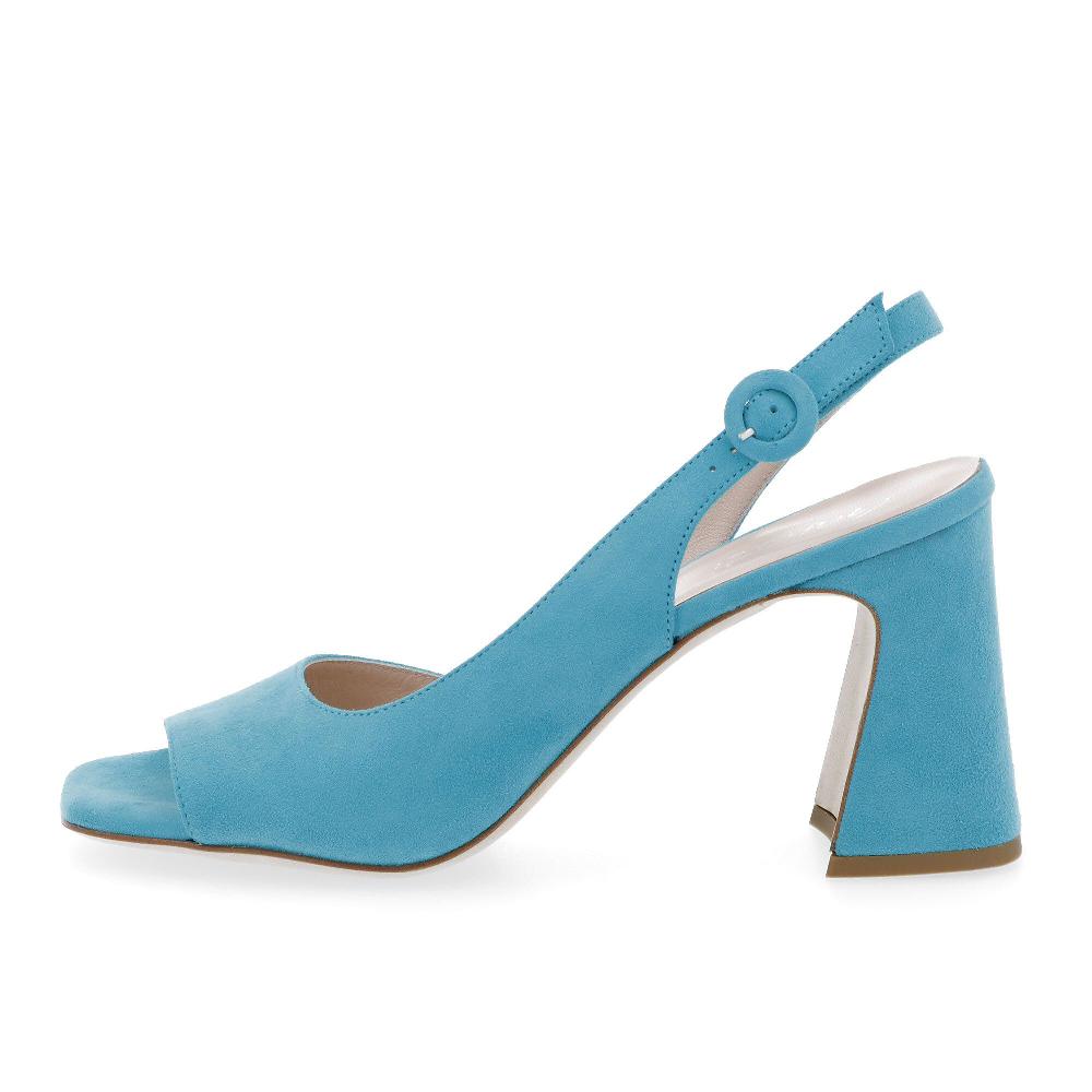 QVC Galieti Sandali Slingback In Pelle Con Tacco 9 Cm