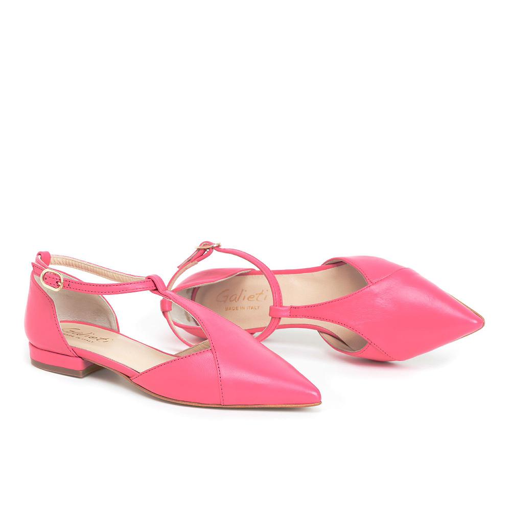 QVC Galieti Sandali t-bar con punta sfilata tacco 3 cm