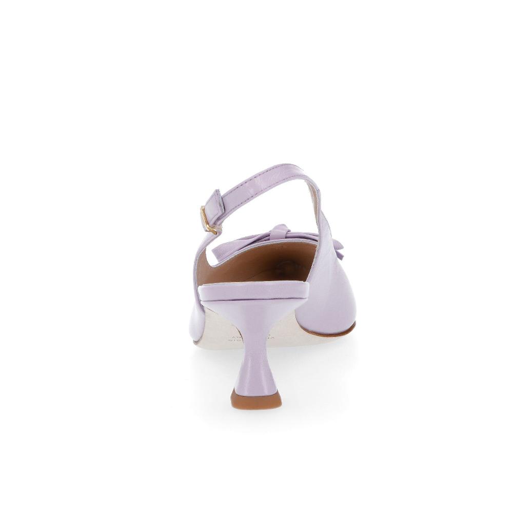 QVC Galieti Slingback In Pelle A Punta Con Tacco 5 5 Cm