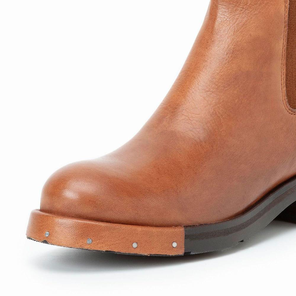 QVC Galieti Stivaletti Chelsea In Pelle Con Elastico Tacco 3 5cm