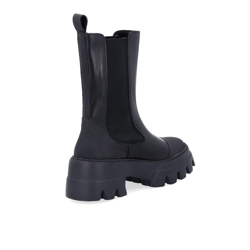 QVC Galieti Stivaletti Chelsea In Pelle Con Inserti In Gomma