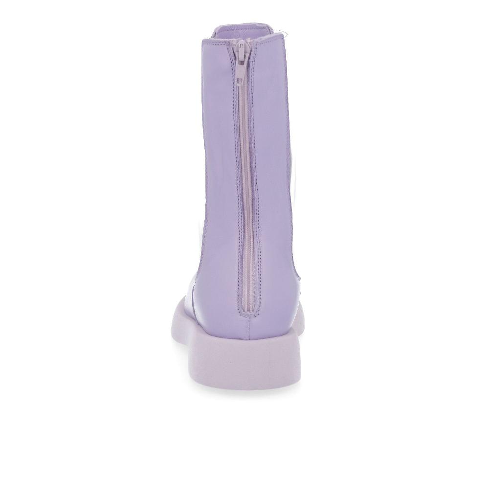 QVC Galieti Stivaletti In Pelle Con Inserti In PVC Tacco 3cm