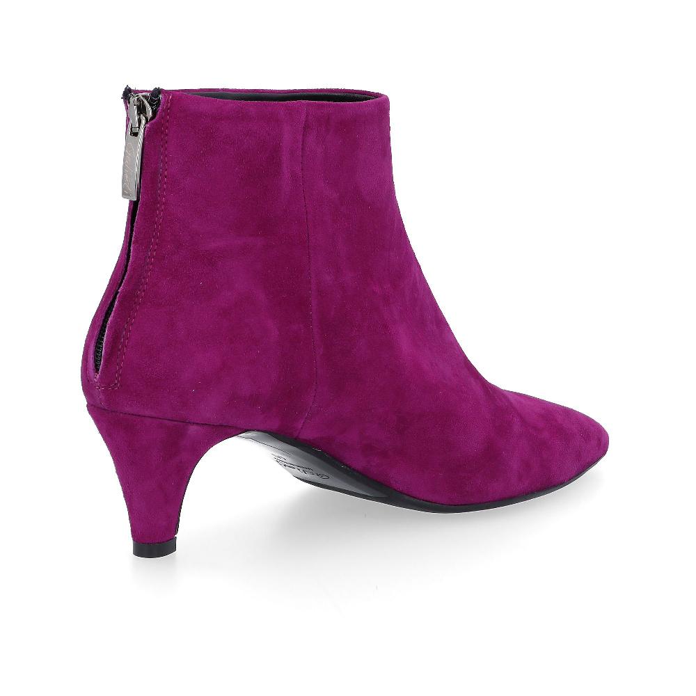 QVC Galieti Stivaletti In Pelle Scamosciata Con Tacco 5 Cm