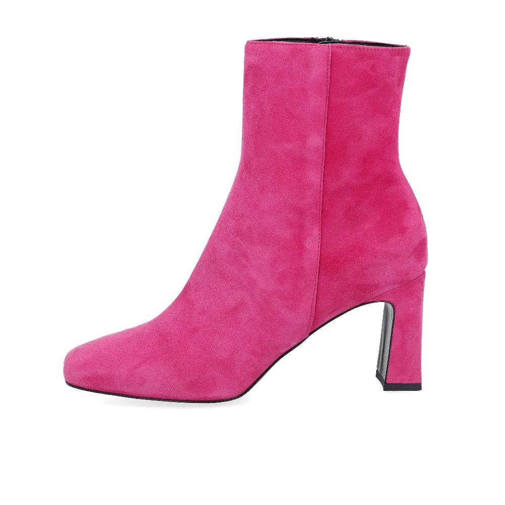 QVC Galieti Stivaletti In Pelle Scamosciata Zip Interna Tacco 7 5 Cm