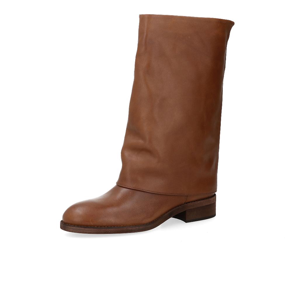 QVC Galieti Stivali in pelle con gambale effetto pantaloni