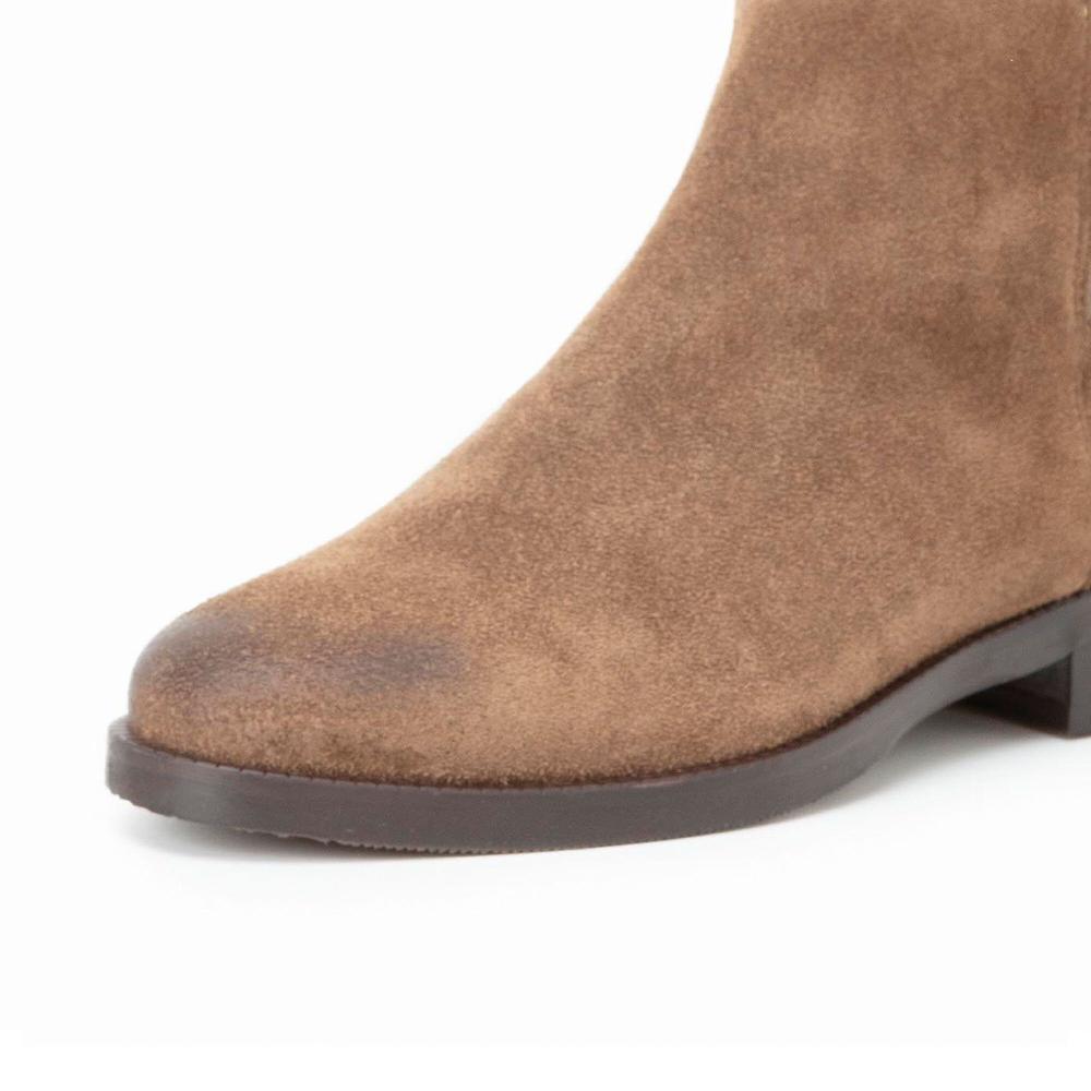 QVC Galieti Stivali In Pelle Con Retro Elasticizzato Tacco 3 5cm