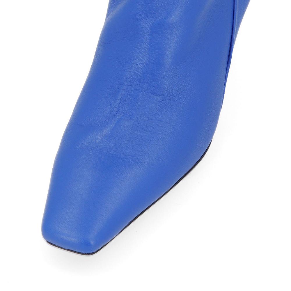 QVC Galieti Stivali In Pelle Con Tacco A Rocchetto 5 5cm