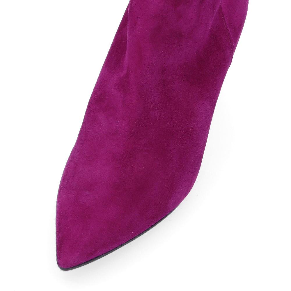QVC Galieti Stivali In Pelle Scamosciata Con Tacco 5 5cm