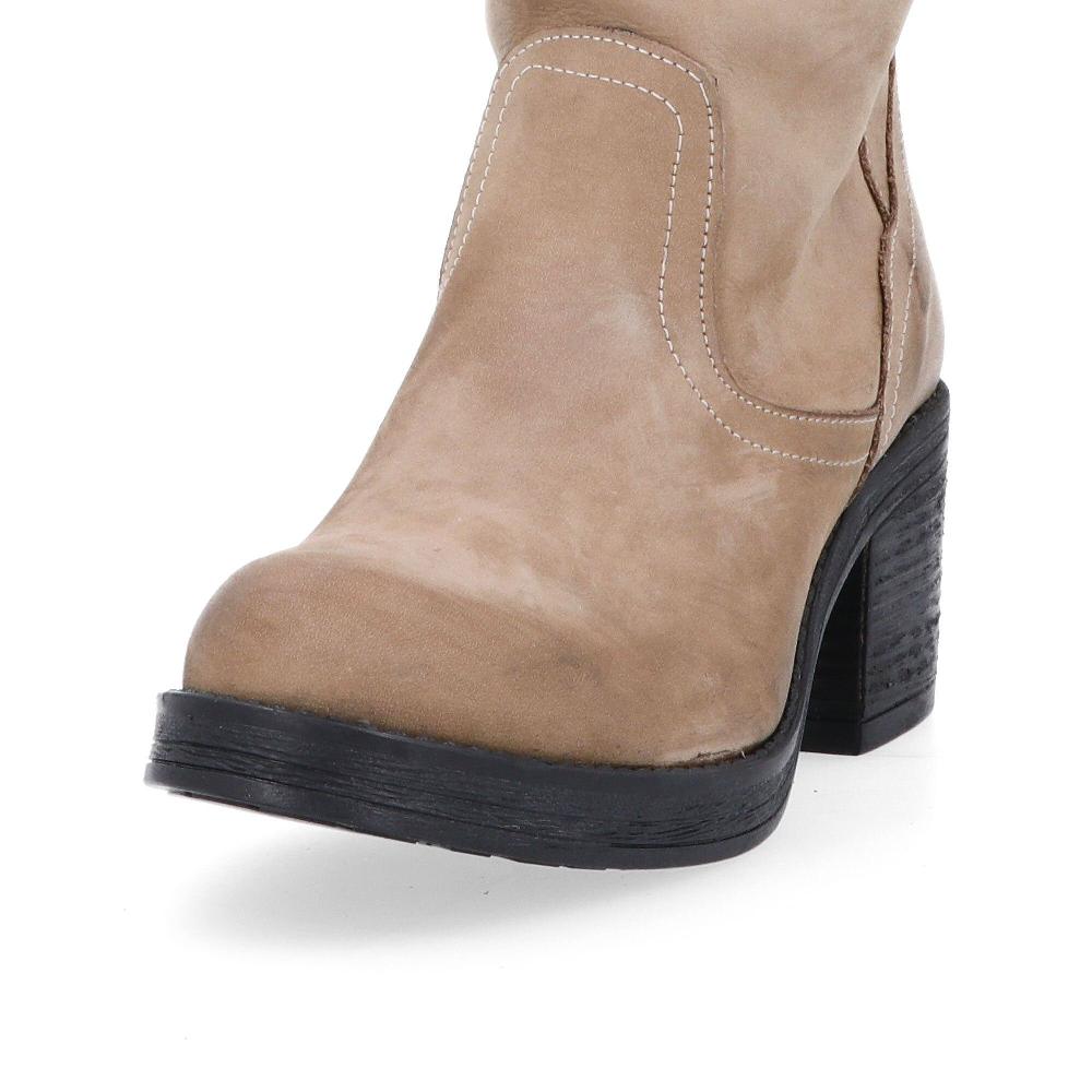 QVC Galieti Stivali Morbidi In Pelle Con Fibbia E Tacco 7 Cm