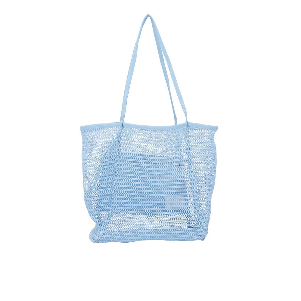 QVC Garden Reflections Set Spiaggia: Telo Mare Borsa A Rete Cuscino Gonfiabile