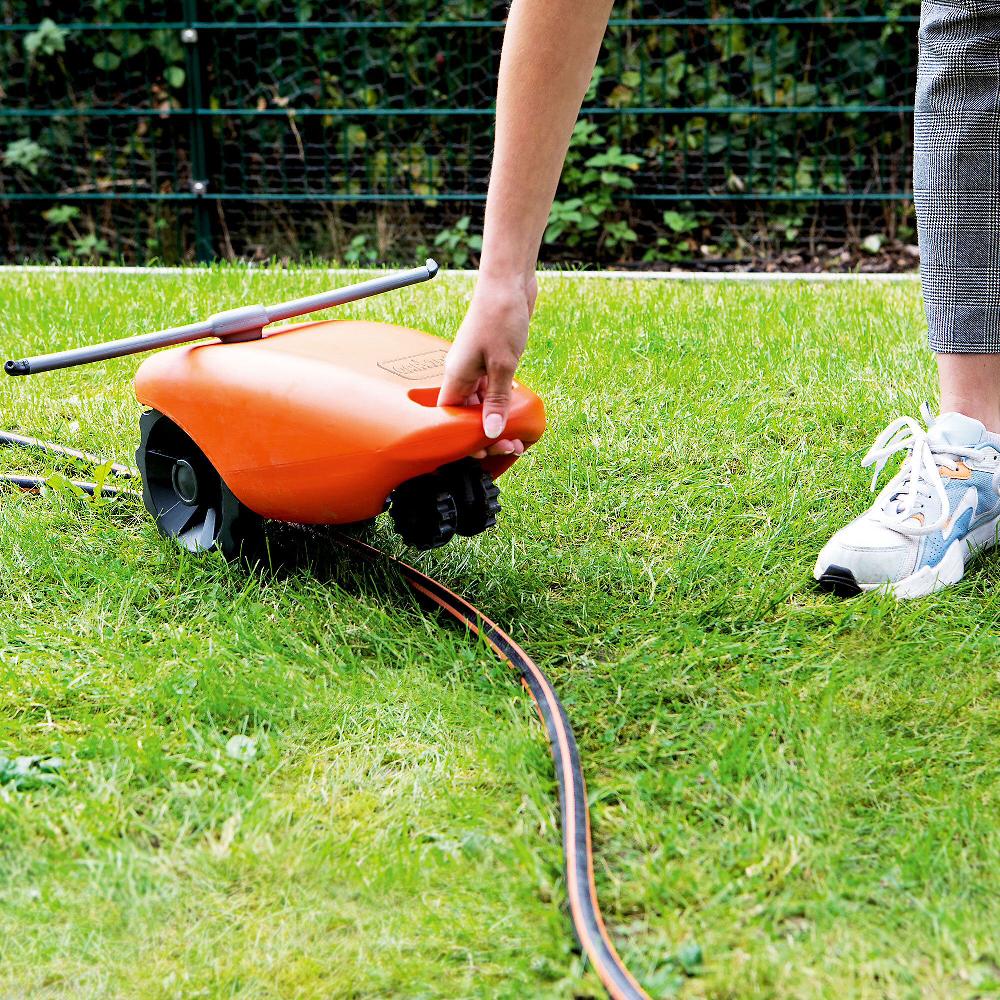 QVC GARVIDA Irrigatore Da Giardino Semovente Con Braccio Erogatore Rotante E 2 Ugelli