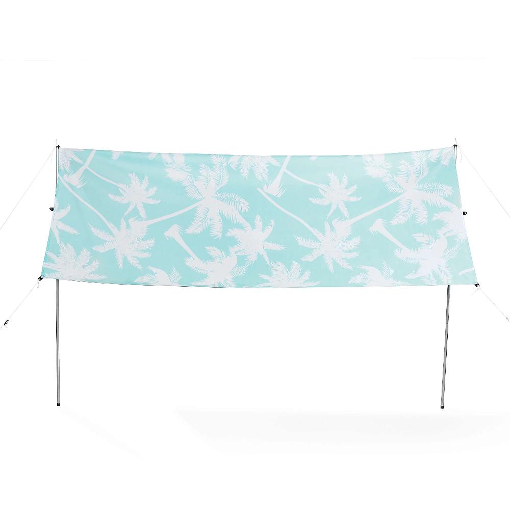 QVC GARVIDA Tenda Da Sole A Vela Con Pratica Custodia 3 Diversi Utilizzi 210 X 175 Cm