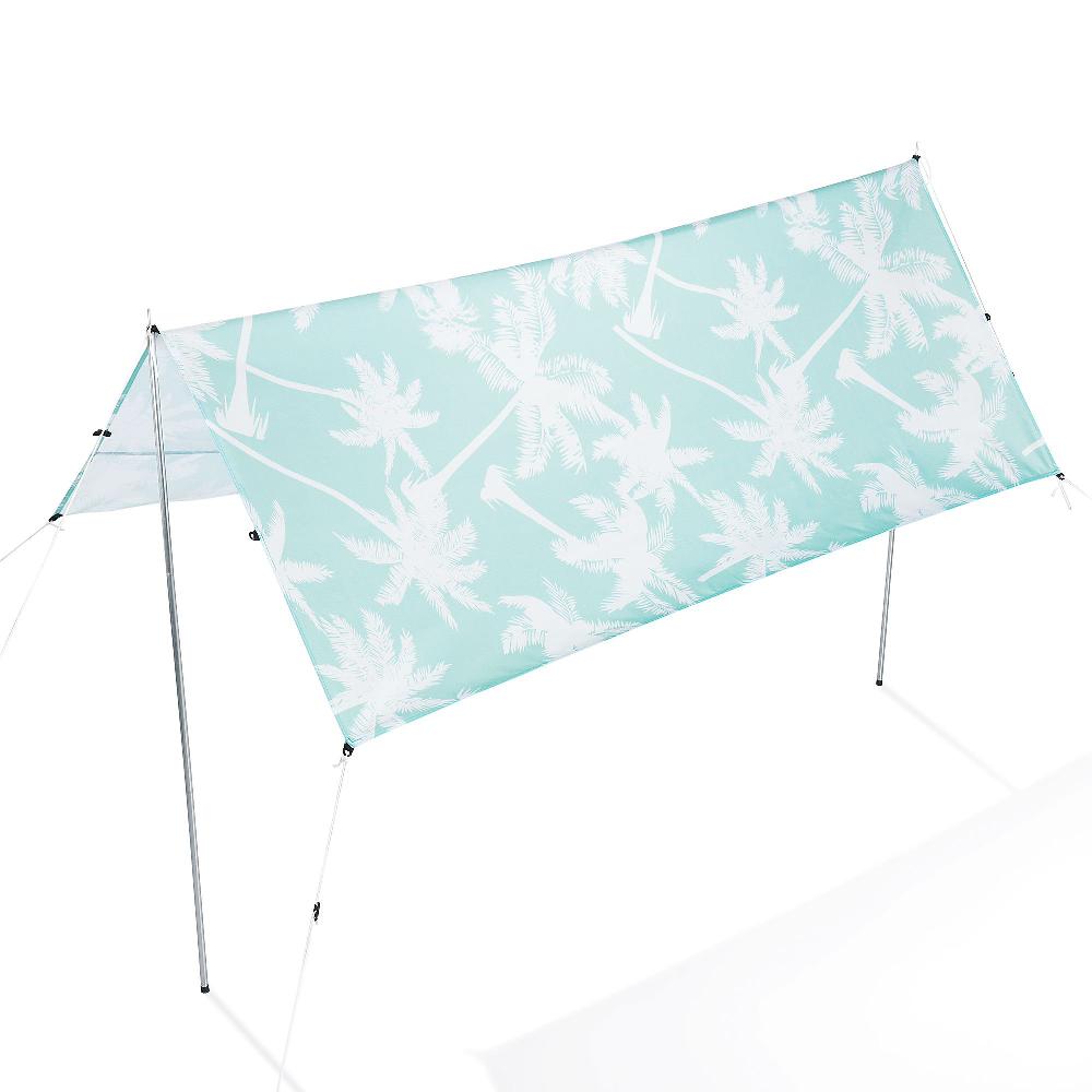 QVC GARVIDA Tenda Da Sole A Vela Con Pratica Custodia 3 Diversi Utilizzi 210 X 175 Cm