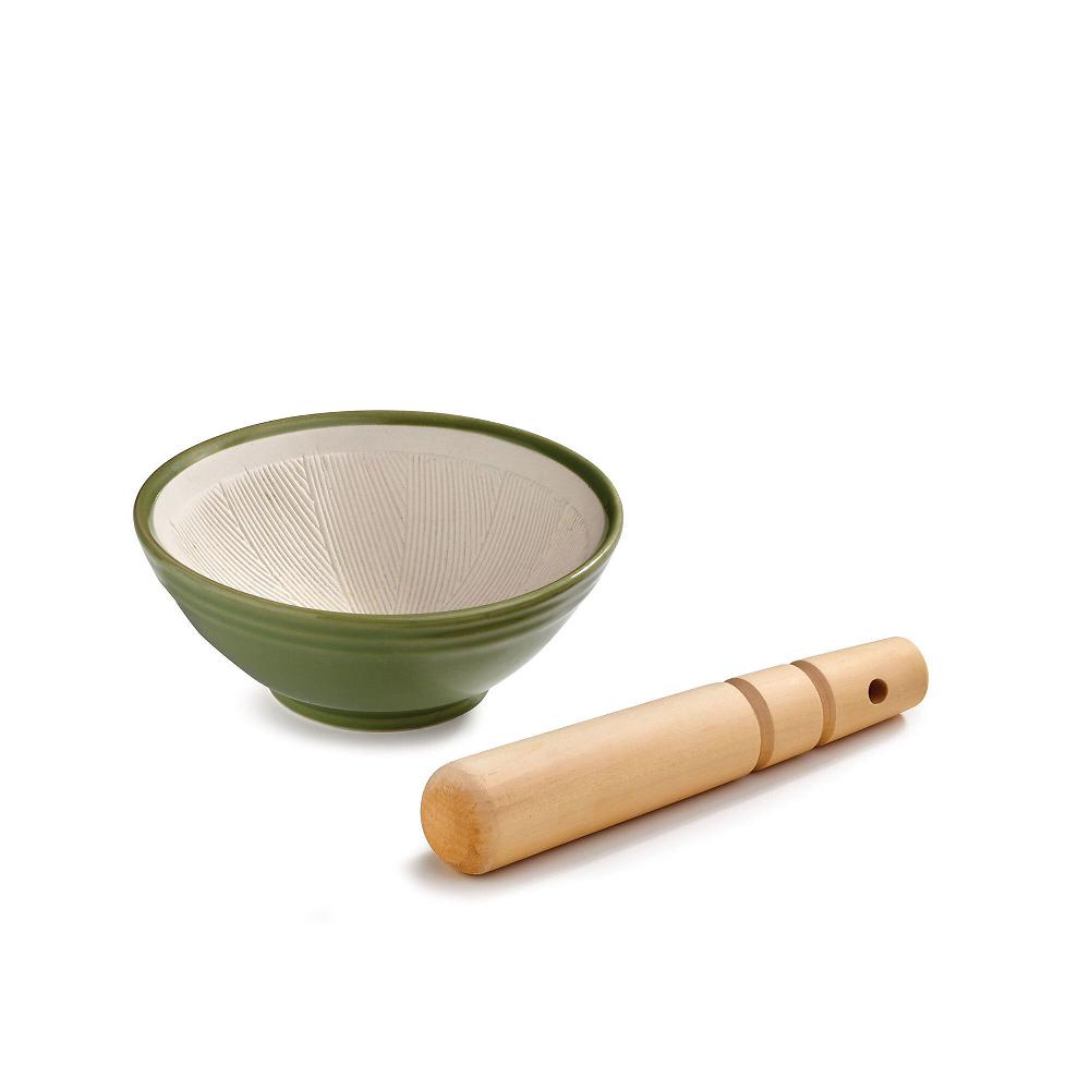 QVC Ghidini Mortaio suribachi in ceramica con pestello