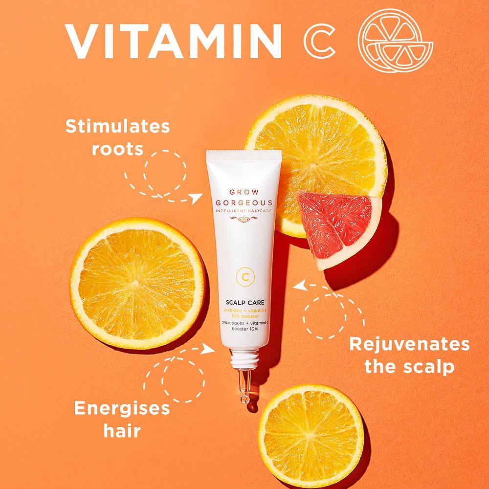 QVC Grow Gorgeous Booster Per Il Cuoio Capelluto Con Vit. C 10% E Prebiotici 30ml