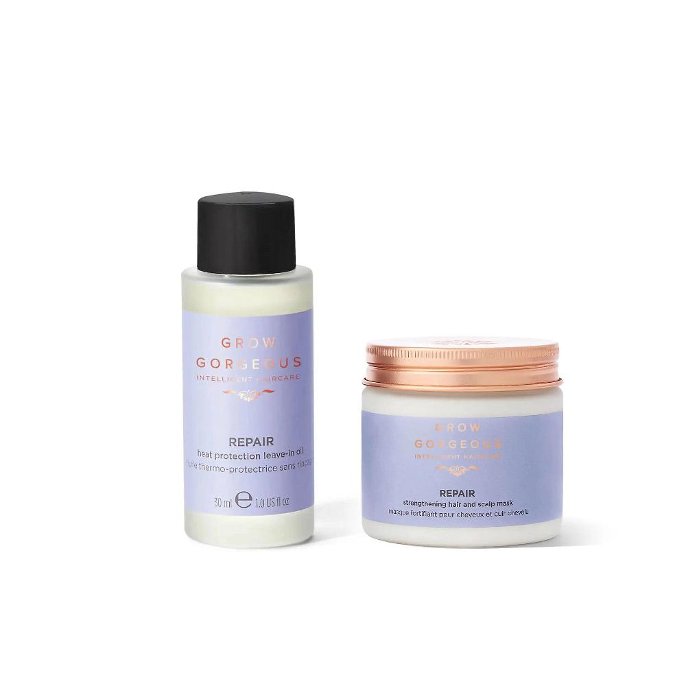 QVC Grow Gorgeous Repair Olio e maschera idratante capelli