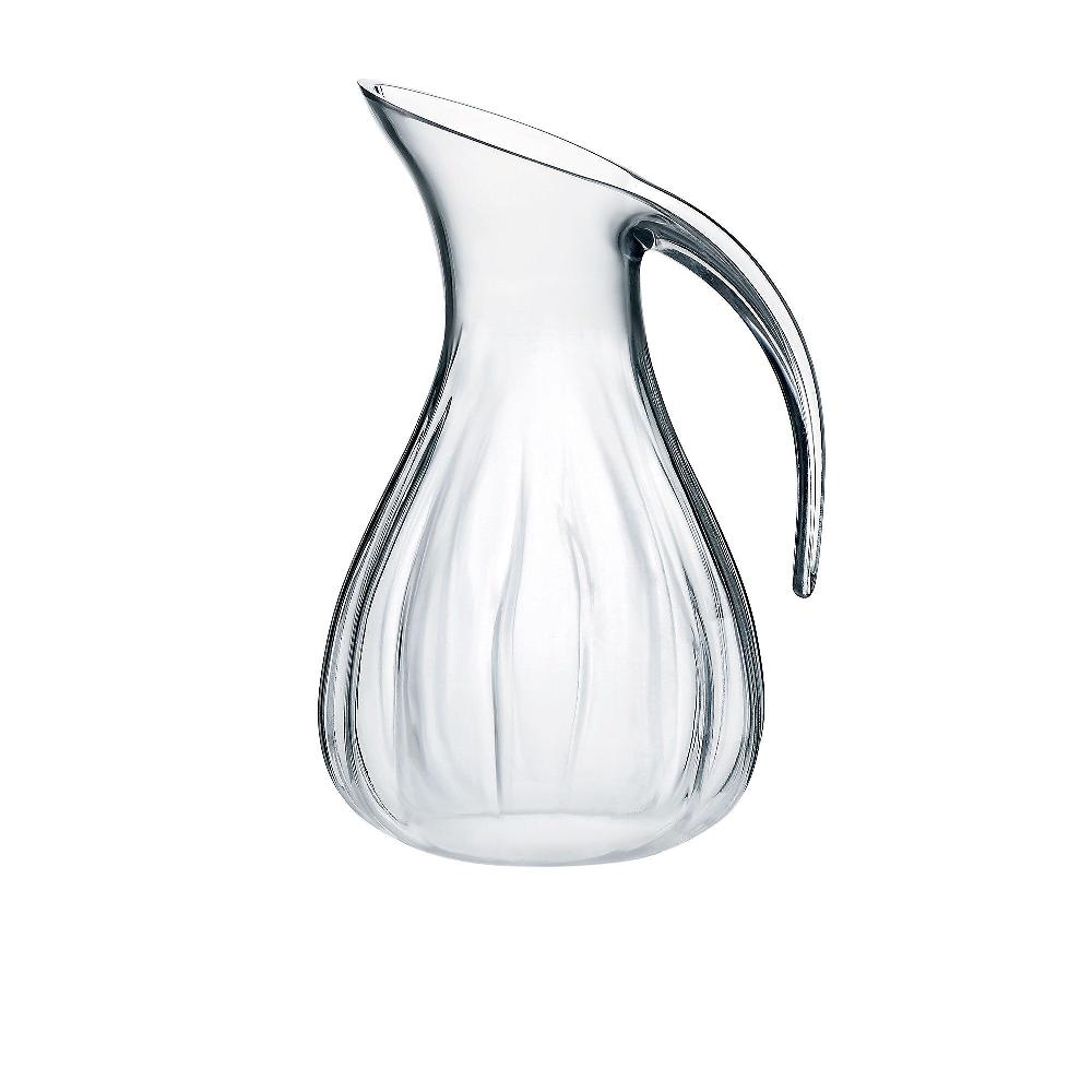 QVC Guzzini Acqua Caraffa soffiata manico ergonomico Made in Italy