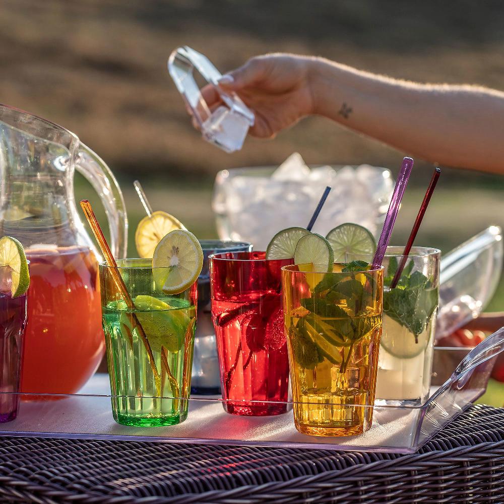 QVC Guzzini Happy Hour Set 6 bicchieri alti Multicolor