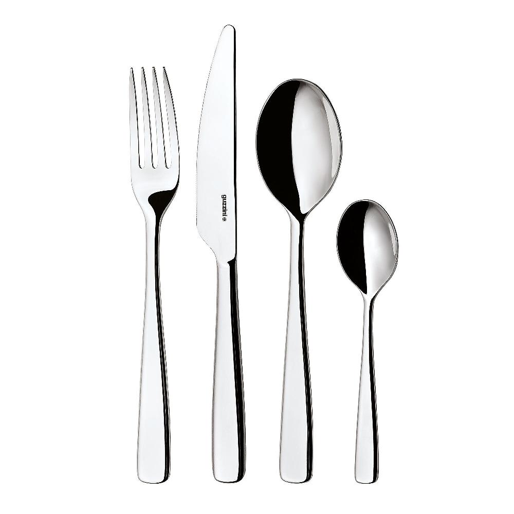 QVC Guzzini Set 24 posate in acciaio inox linea Grace